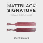 [단종] 매트블랙 시그니처 패들 - 퍼플하트
