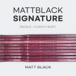 [단종] 매트블랙 시그니처 패들 - 퍼플하트