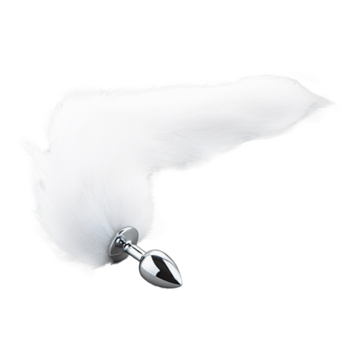 레드컨테이너 여우털 메탈 애널 플러그 M